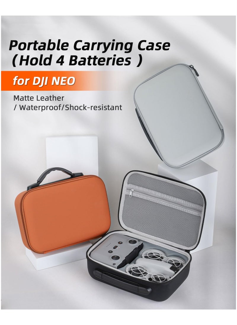 Generic Carrying Case For DJI NEO Porable Travel Storage Bag for DJI NEO Drone Aceessories (for DJI NEO Fly More Combo -Gray)  - Image 3