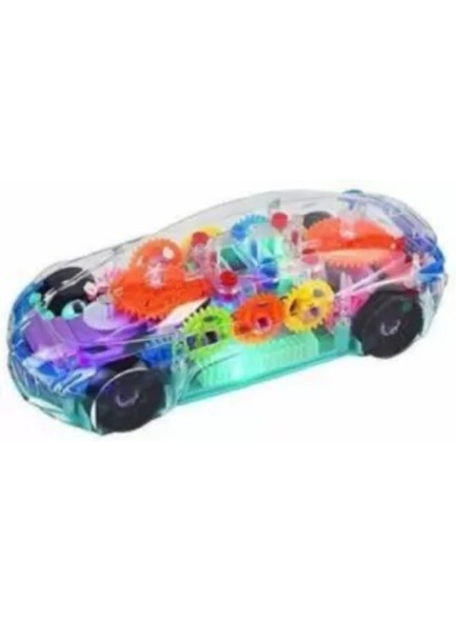 Concept Unbreakable Super Racing B/O Transparent Lighting Car For Kids - Image 2