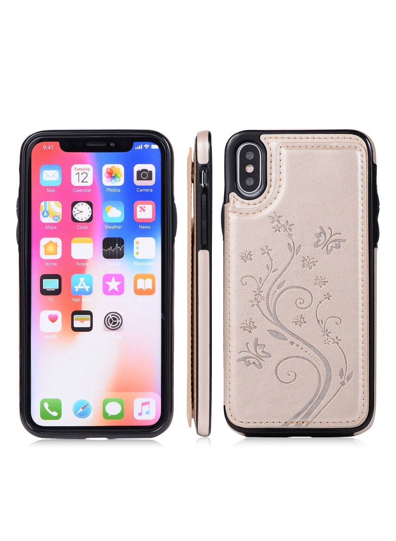 Loquat Suitable For iPhone Flip Butterfly Embossed Case - Image 2