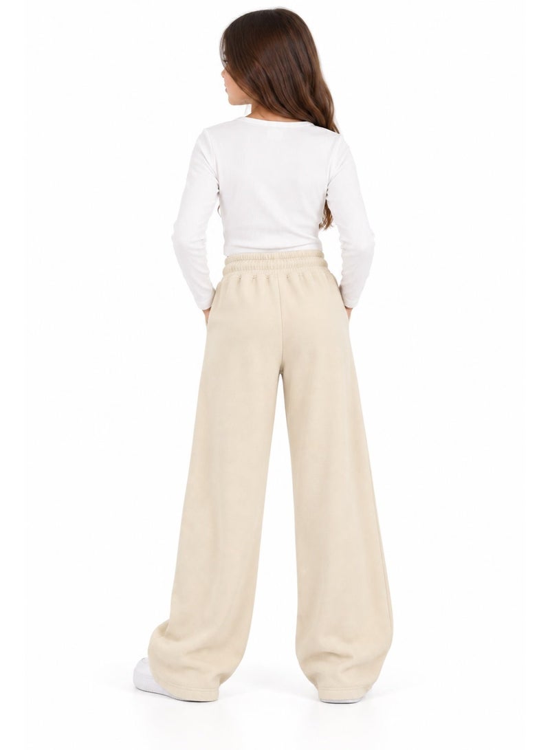 Caesar Girls' wide-leg trousers in Heshira fabric. - Image 2