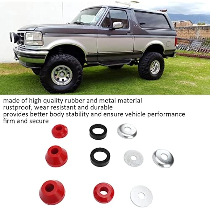 ريحني مجموعة ذراع التعليق الأمامي لذراع التحكم في الذراع ومجموعة بوشينغ محور محور متوافقة مع مجموعة استبدال تعليق فورد برونكو إكسبلورر F250 Ranger 10Pcs - Image 3