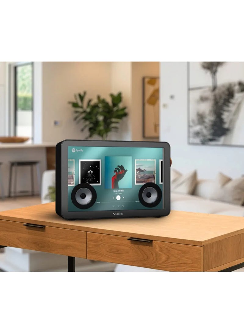 تاك تيك  سماعة تاكتيك ساوند بوكس بلوتوث مع شاشة أندرويد 19 بوصة وميكروفونين لاسلكيين، نظام كاريوكي ذكي متعدد الوسائط - Image 2