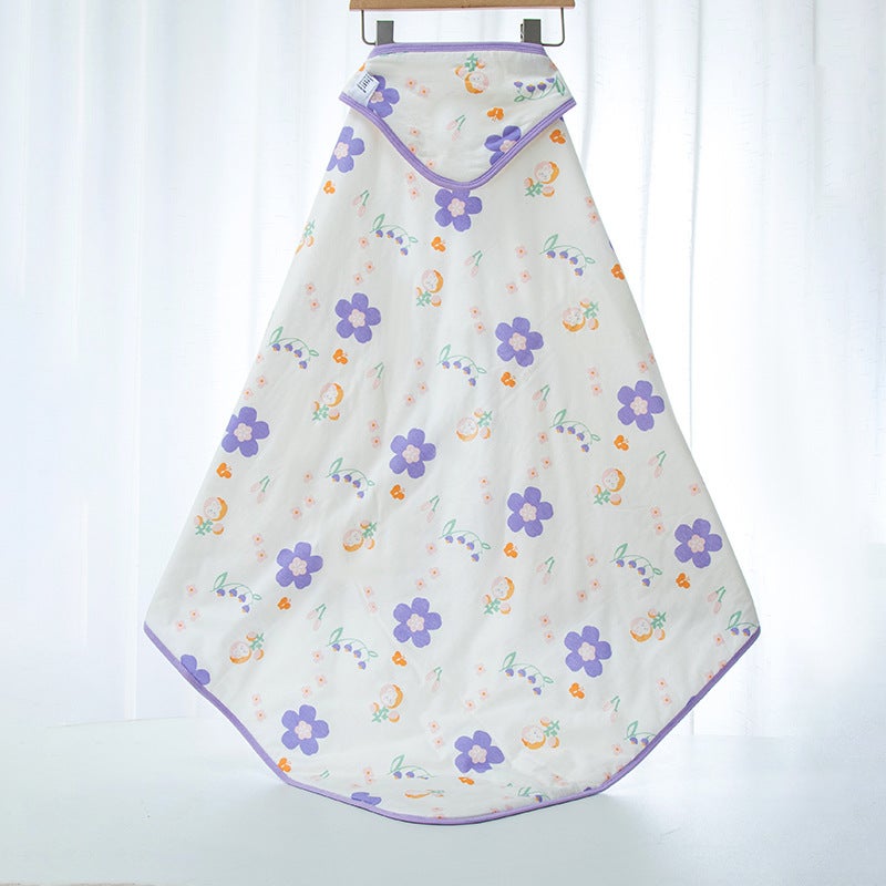 Baby Quilt 40G Thin Cotton Four-Season Newborn Class A Delivery Room Out Of The Bag Wrapped Blanket Towel - Image 4