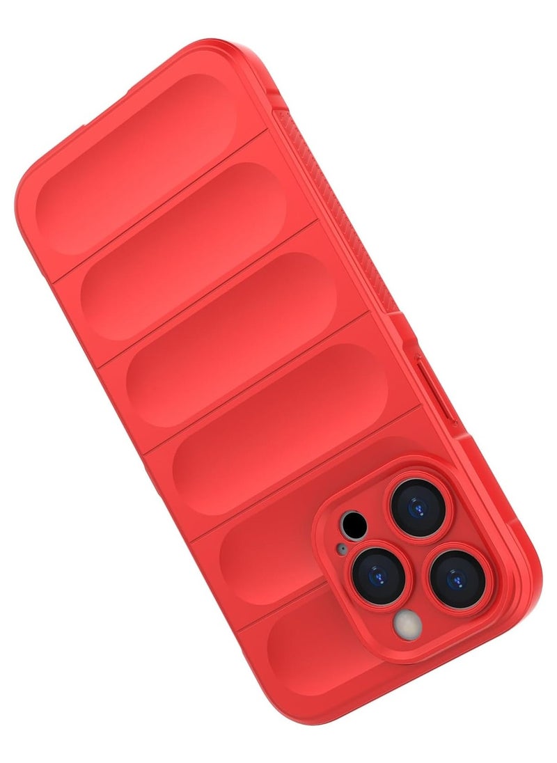 Generic - Premium Protection Back Silicone Case Compatible with Iphone 15 Pro Magic Shield Shockproof Case with Camera Protection (Lavender) - Image 1