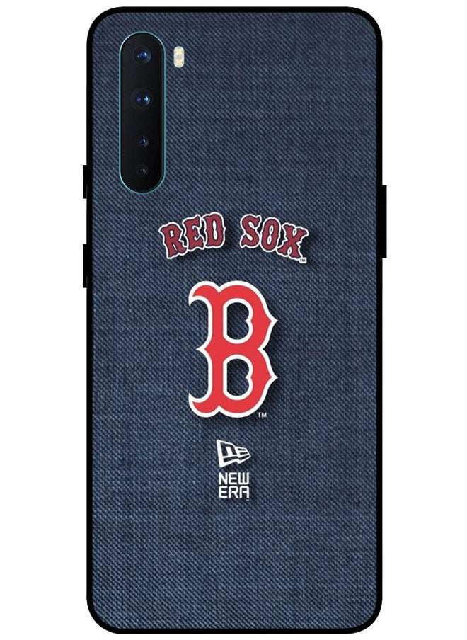 EYE CATCH - Protective Case Cover For OnePlus Nord Smart Series Printed Protective Case Cover for OnePlus Nord Red Sox - Image 1