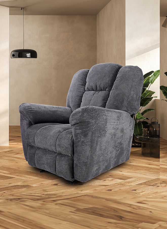 بنهيليغنز كرسي استرخاء منجد بالمخمل المخطط - Image 1