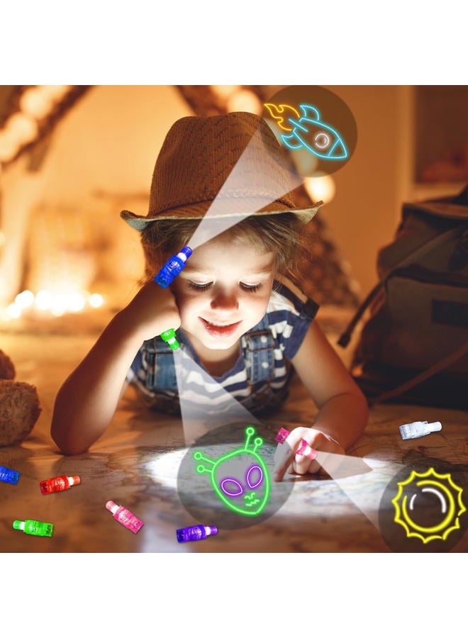 iRugosa hapfyer 24PCS Space Party Favors LED Finger Lights , Glow in the Dark Light Up Toys Gifts Bulk for Kids Boys Girls Birthday Goodie Bags Stuffers Party Decorations Back to School Supplies Classroom Prizes - Image 5