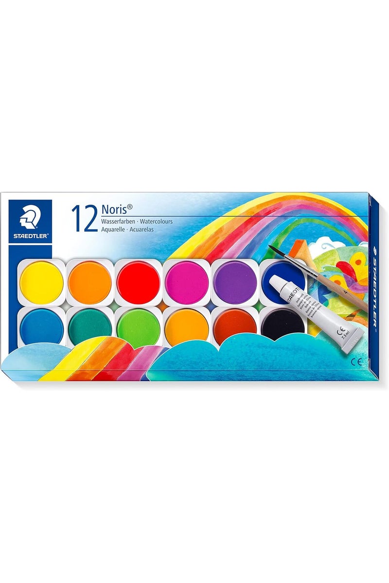 STAEDTLER مجموعة ألوان مائية نوريس 12 - Image 1