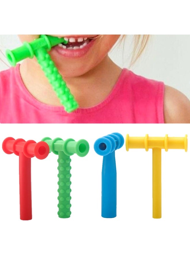 حزمة من 4 ChewyTubes الفم المحرك مضغ الألعاب - Image 1