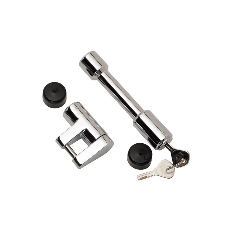 BULLDOG Fulton Bulldog 580404 Chrome Universal Chrome 5/8" Trailer Dogbone/Coupler Lock Set - Image 3