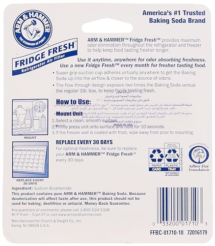 Arm & Hammer Arm and Hammer Fridge Fresh Air Filters (Pack of 3) - Image 3