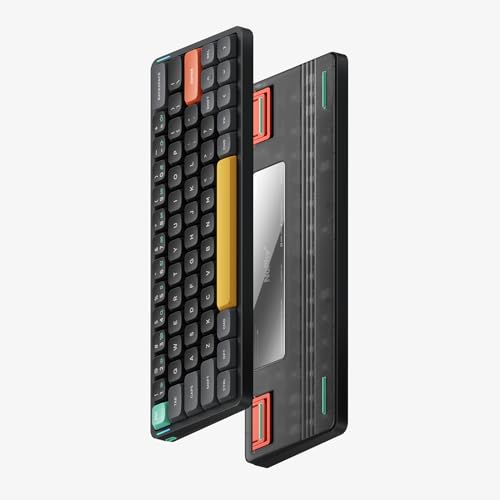 nuphy Air60 V2 Portable Wireless Keyboard 60% Low Profile Mechanical Keyboard Support QMK/VIA Compatible with Windows/mac OS/Linux Supports Bluetooth 5.1/2.4GHz/USB-C Black-Gateron Wisteria Switch - Image 2