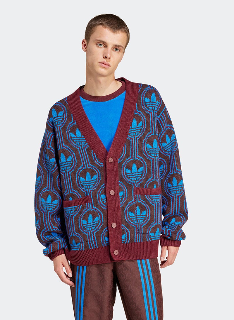 Adidas Knitted Logo Cardigan  - Image 1