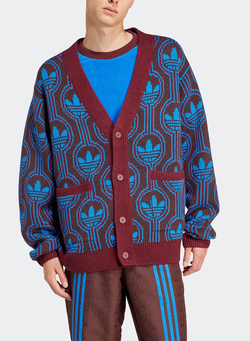 Adidas Knitted Logo Cardigan  - Image 3
