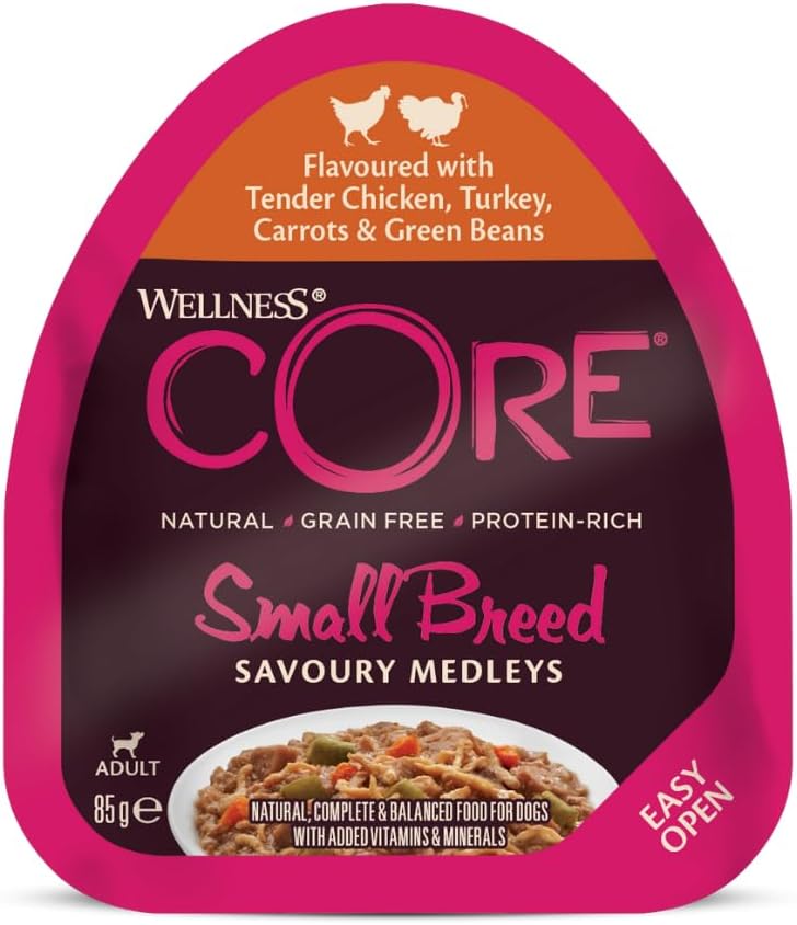 Wellness CORE Wet Food Chicken & Turkey for S Breed Dogs 85g - Image 2