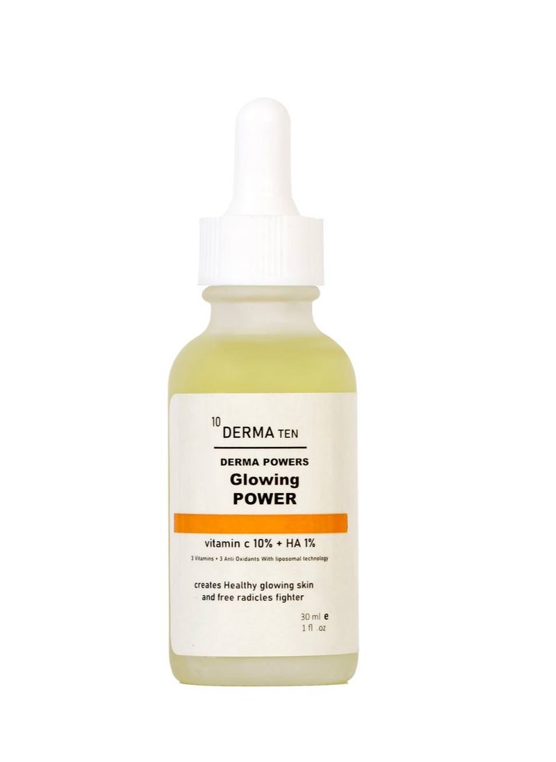 DERMA TEN - Vitamin C Derma Ten Glowing Power Serum - Image 1