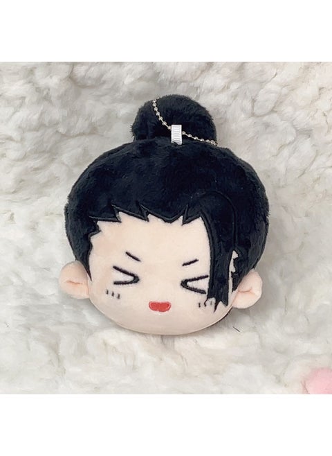 Batch of Goods Animation Surrounding Five Wu Big Head Tuan Zi Seven Seas Jian Man Doll Comic-Con Spell Battle Plush Pendant Xia Xuchang Big Head Tuan Zi