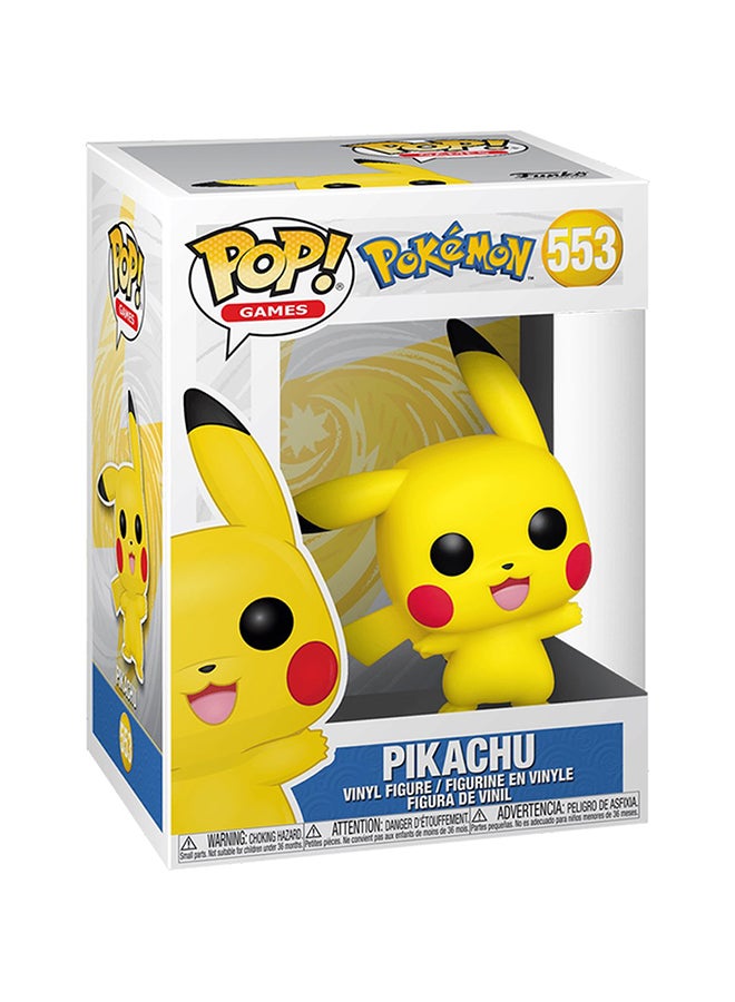 Funko Pop! Games: Pokemon - Pikachu (Waving), Collectible Vinyl Figures - Gift Idea - Official Merchandise - Toys for Kids & Adults - Model Figure for Collectors and Display - Image 2