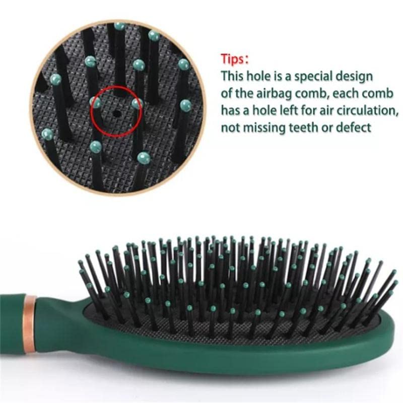 ZEBROC 4pcs set Hair Scalp Massage Comb Hairbrush Wet Curly Hair Brush Paddle Hair Brush Comb Set for Women and Men 4 Pcs Wet Hair Brushes for long Hair No Tangle Hair Brushs for Curly or Straight - Image 4