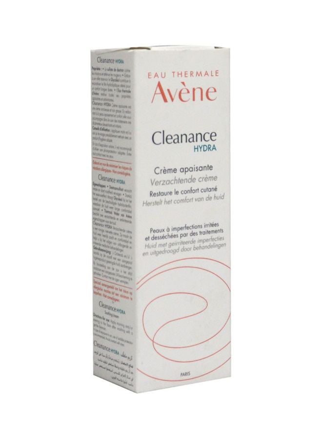 Avene Cleanance Hydra Soothing Cream 40ml – Compensating Moisture for Acne-Treated Skin, Dextran Sulfate And Glycoleol, Non-Greasy And Nourishing for Anti-Acne Medication Dryness Relief 40ml 40ml - Image 3