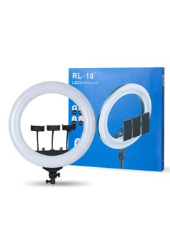 General 18 21 Ring RL-21 Live Light Tripod Photography Light LED Beauty Chattering Mobile Phone Self-timer Light-Specifications:18inch RL-18 With Light Bag  - Image 1