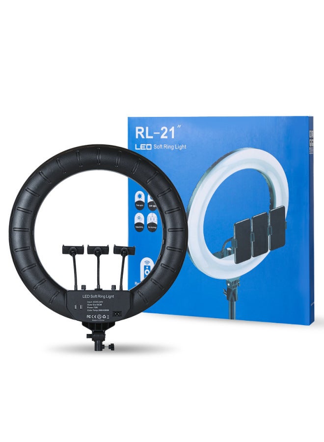 general 18 21 Ring RL-21 Live Light Tripod Photography Light LED Beauty Chattering Mobile Phone Self-timer Light-Specifications:18inch RL-18 With Light Bag - Image 5