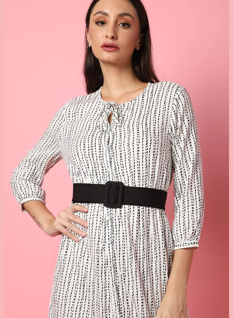 Haute Sauce Casual Solid Fabric Waist Belt For Women