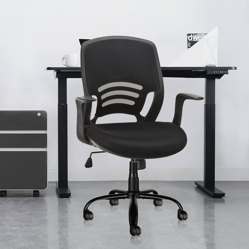 MASTERY MART Heavy Duty Office Chair Base Replacement, 2500 Lbs, 28"(70 cm), Metal Desk Chair Base Replacement Parts with Universal Gas Cylinder Hole and Casters Sockets, Matte Black - Image 5