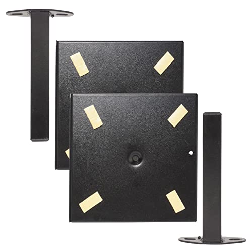 Audiovan Superior Shelf Speaker Wall Mount Speaker Stand, Speaker Wall Mount (6 x 6 Inches) 4 Pcs Pack - Image 5