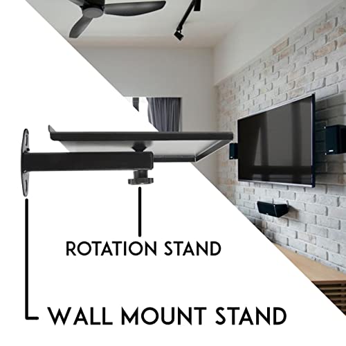 Audiovan Superior Shelf Speaker Wall Mount Speaker Stand, Speaker Wall Mount (6 x 6 Inches) 4 Pcs Pack - Image 4