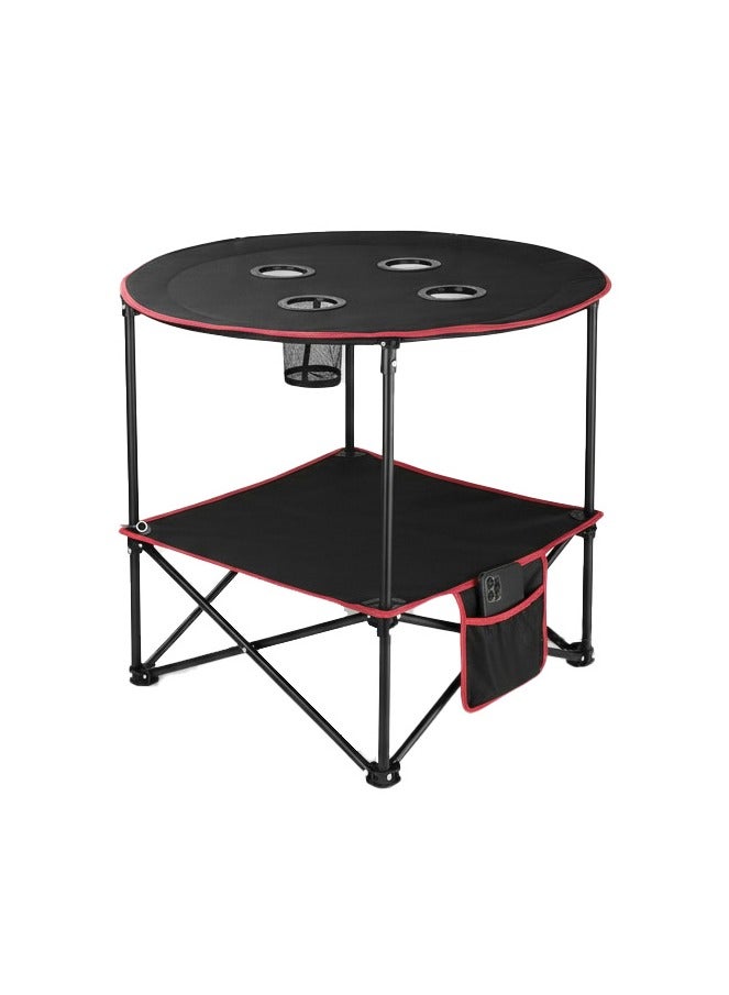 Adventure Lab Portable Folding Camping Table, Lightweight Aluminum Outdoor Picnic Table with Carry Bag, Compact Collapsible Table for Camping, Beach, Hiking & BBQ - Image 1