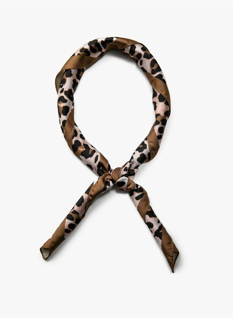 KOTON Leopard Patterned Shawl