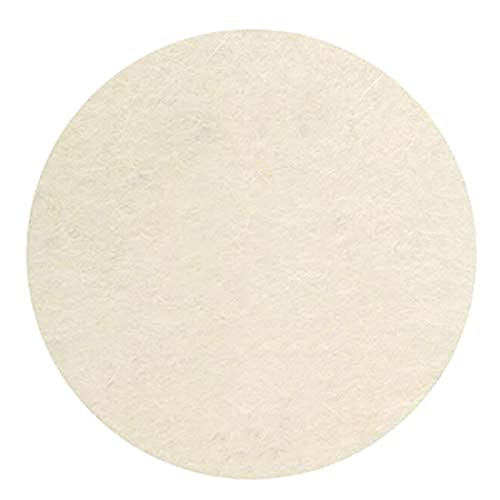 DIY Crafts 5 Pcs, 4" inch Felt Pad Only, Only Felt Pad Hoop Loop For Cerium Oxide Powder/TREO 2.5microns/1.75oz Polishing Powder Felt Pad Polishing Wheel Pad Drill A (5 Pcs, 4" inch Felt Pad Only) - Image 5