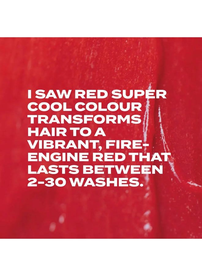 BLEACH LONDON I Saw Red Color, Vibrant Bright Red Semi-Permanent Hair Color Cream, 5.07 fl Oz, Vegan, Cruelty Free, Suitable for Bleached Blonde Hair  - Image 3