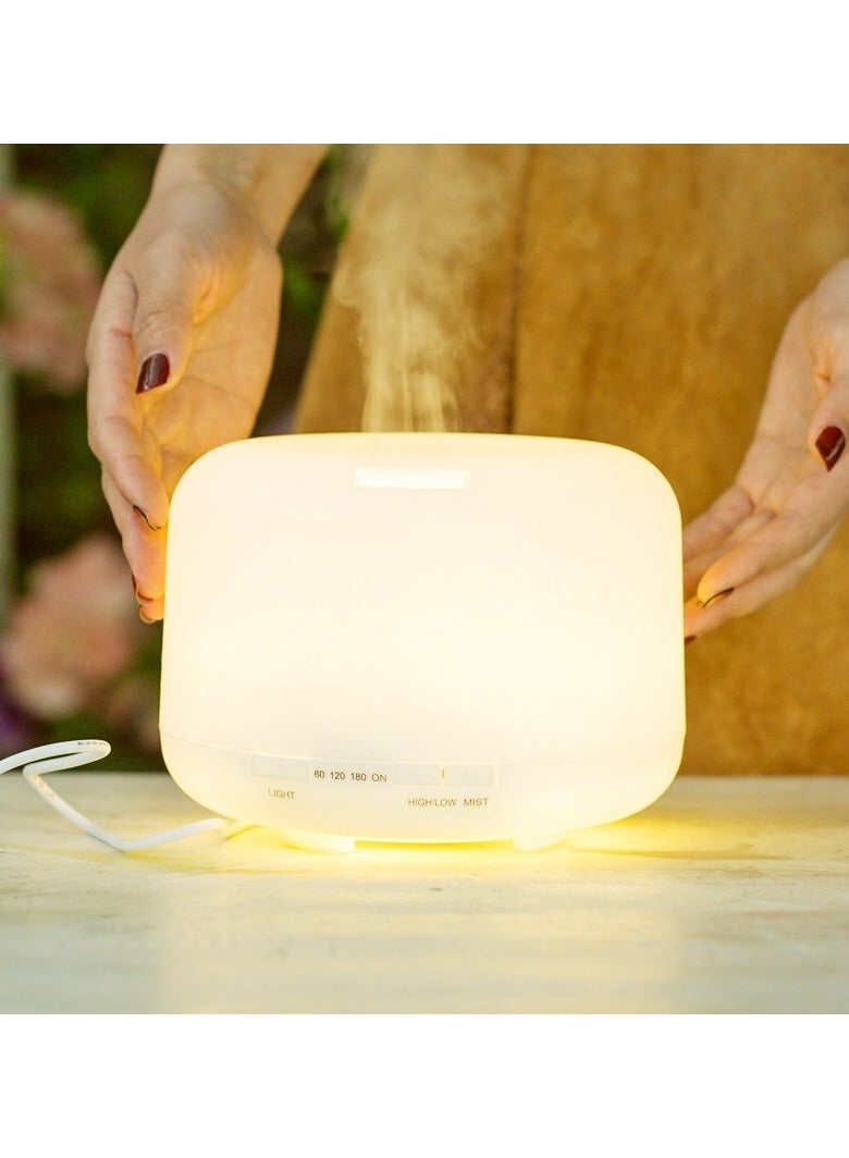 HFN LED Light 7-Colour Ultrasonic Air Humidifier Home Portable Aromatherapy Diffusers - Image 2