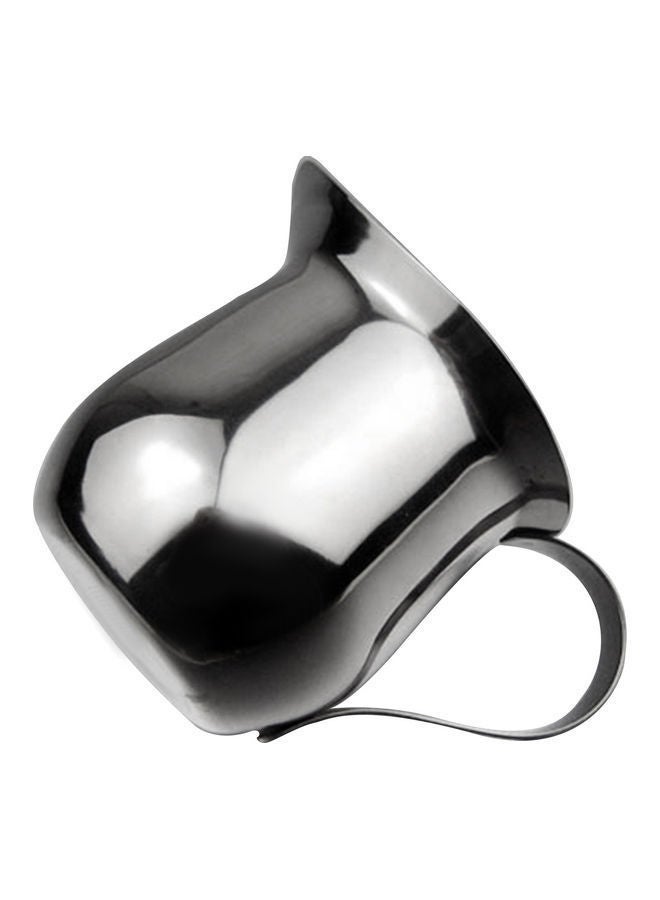 NIBEMINENT Milk Frothing Pitcher 240ml Silver 12.00 x 8.00 8.00cm  - Image 5
