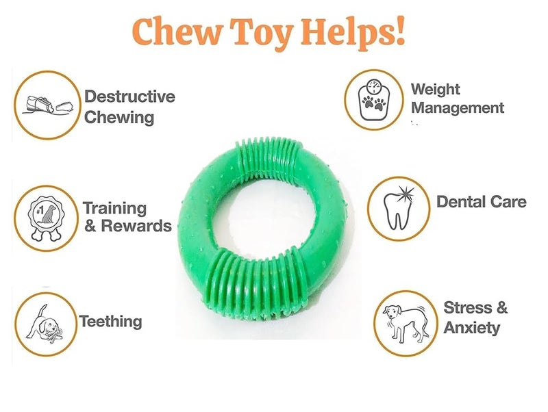 swacch Shampoo | Puppy Safe Shampoo | Siberian Husky Dog Shampoo 1 Litre Pack of 3 Jasmine + | O PVC Ring Rubber Chew Toy | Teething Chew Toy I Dental Teething I Durable I Combo Pack - Image 5