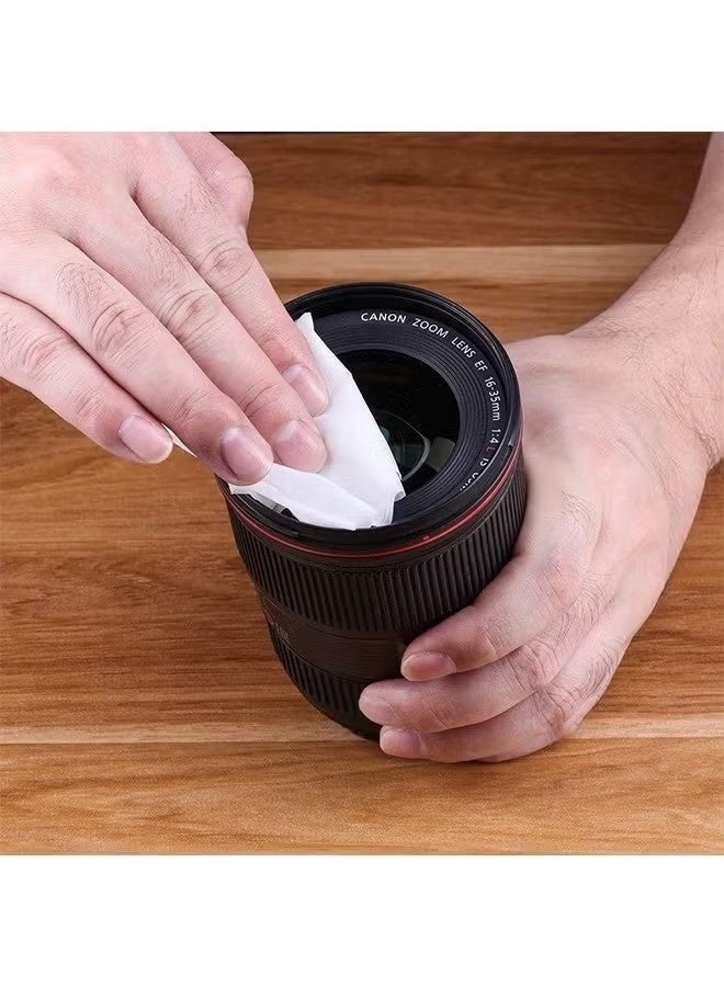 Opula 100PCS Monitor Wipes Pre-Moistened Computer Screen Wipes Electronics Cleaning Wipes For Camera Smart Watch Eyeglasses Tablets Lenses Laptop Screen Phones TV LCD Cleaner Wipes - Image 2
