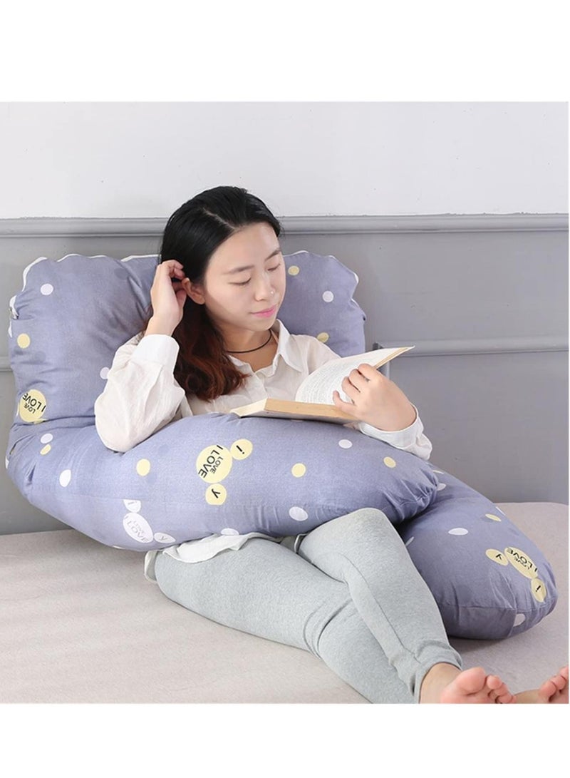 U-Shaped Maternity Pillow, Comfortable and Breathable Pregnant Pillow, Support for Abdomen, Legs - Image 4