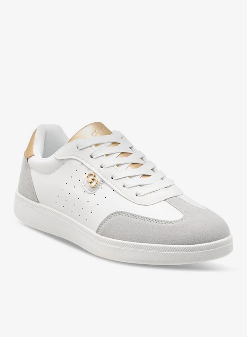 Celeste Women's Logo Detail Sneakers with Lace-Up Closure