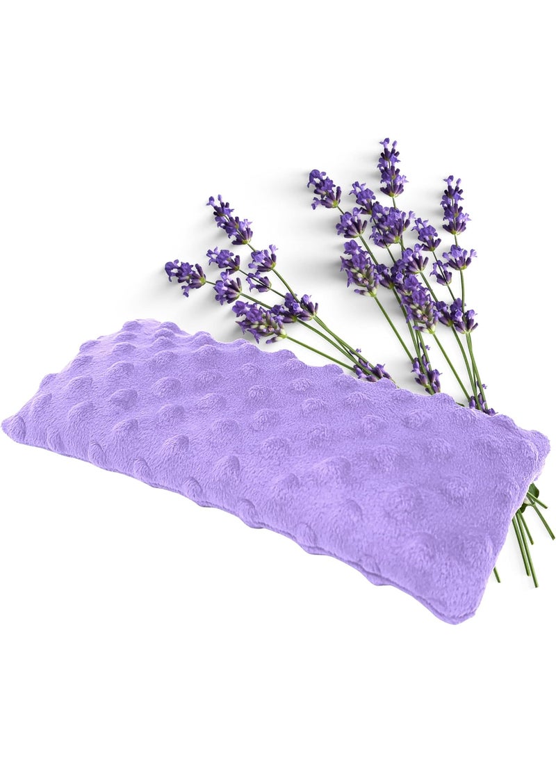 Solayman Tech - Lookix Lavender Eye Pillow a Natural Soothing Hot  Cold Aromatherapy Eye Mask for Yoga Meditation Relaxation Lavender - Image 1