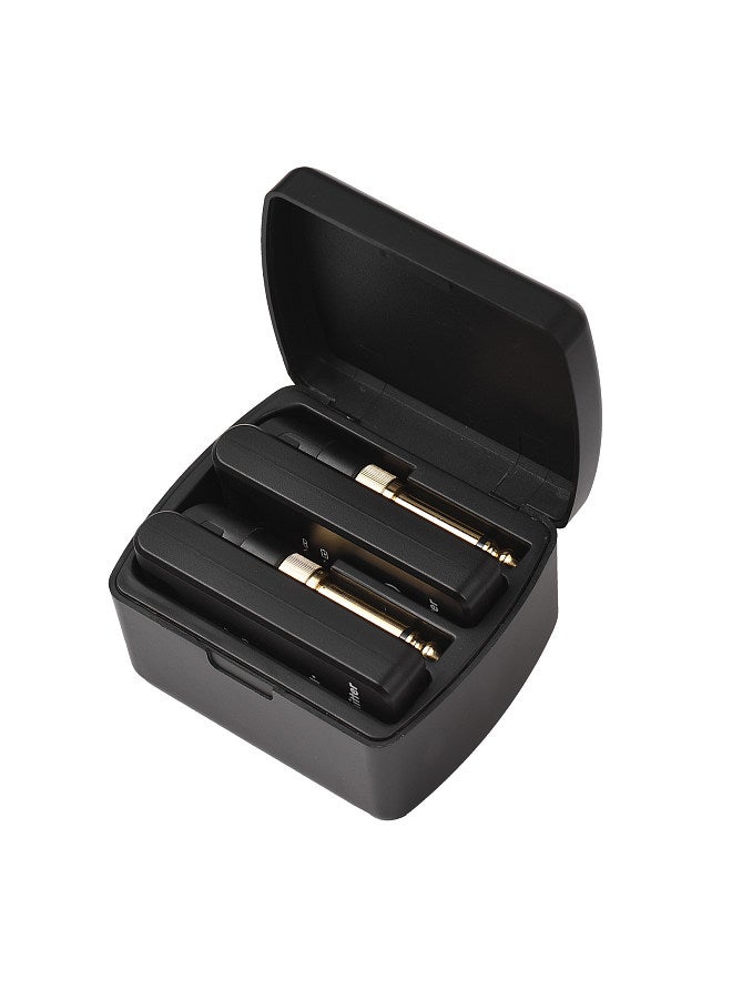 M-VAVE M-VAVE WP-8 Wireless Transmission System Electric Guitar Receiver & Transmitter Built-in Battery with Charging Box 3.5mm & 6.35mm Plug  - Image 2