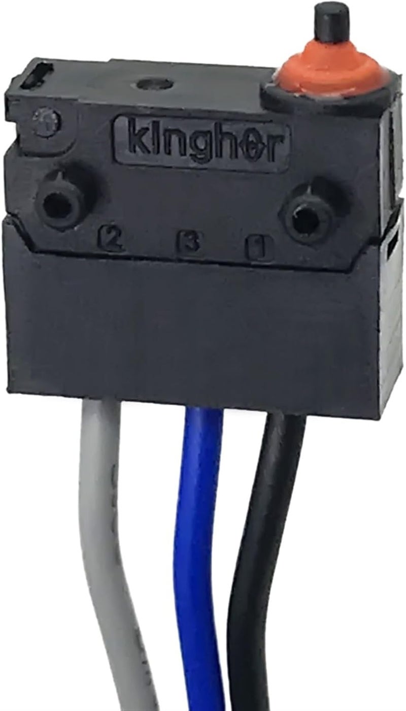 IP67 مقاوم للماء مفتاح صغير 3 دبوس رافعة زر مطاطي قفل إلكتروني D2HW DW 14 7mm 3A لون رمادي - Image 1