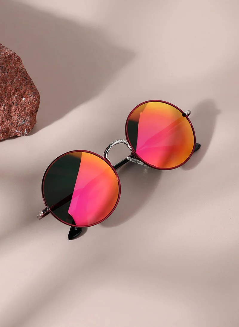 Haute Sauce Full Rim Round Sunglass
