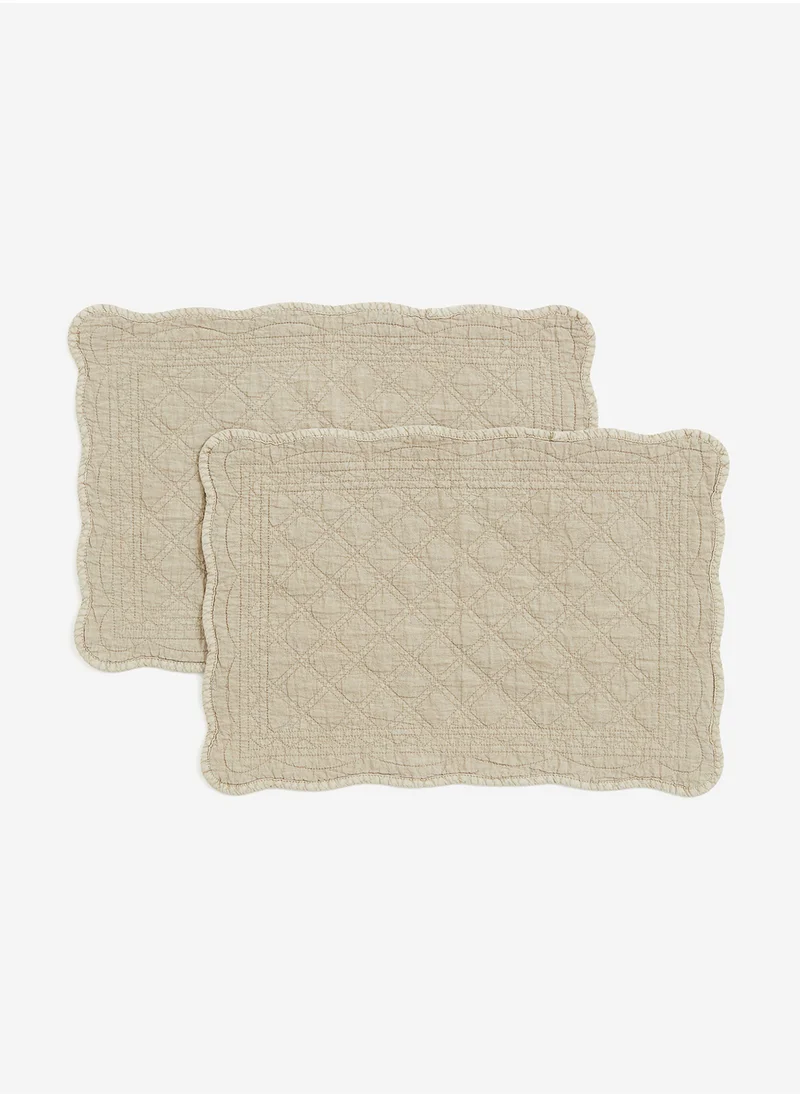 اتش اند ام 2-Pack Quilted Place Mats 35x48 cm