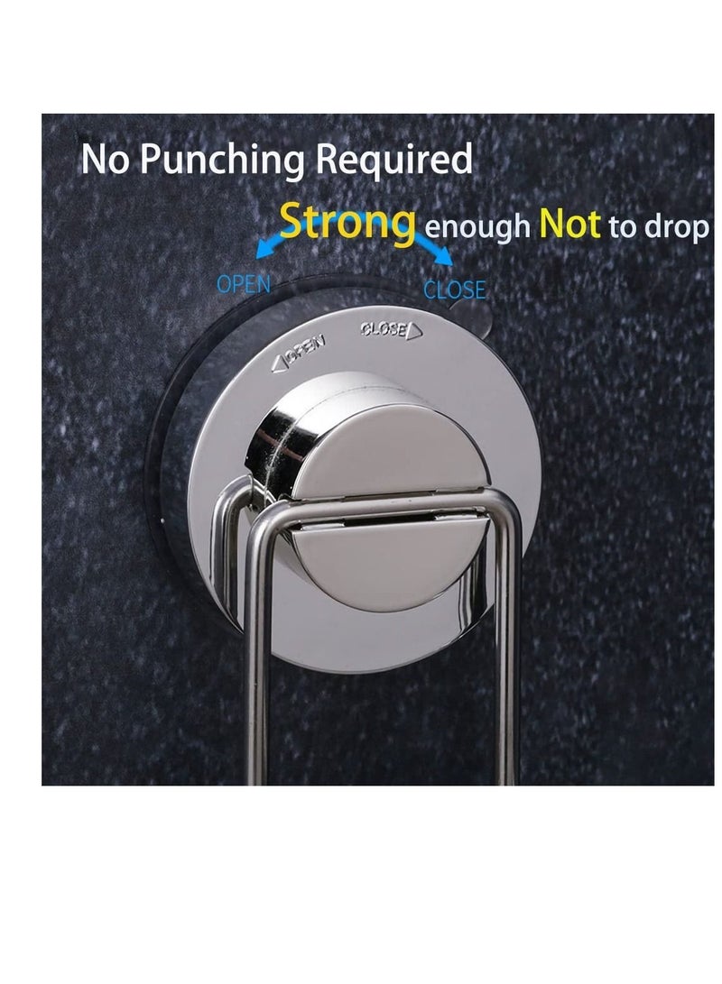 Excefore 2 Tier Soap Holder for Shower Wall, Stainless Steel Bar Soap Holder for Shower Wall, Powerful Adhesive No Drilling Shower Soap Holder, Suitable for Shower Bathroom Bathtub Kitchen - Image 2