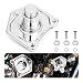 OURONOTO Motorcycle Chrome Starter Push Button 1214 kwatt Compatible for Harley 19912017 Big Twin Sportster Softail Dyna - Image 2