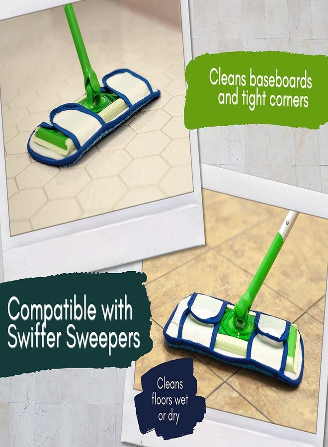 Xanitize 18" Microfiber Mop Pads with Straps 3-Pack (X-Large) - Image 3