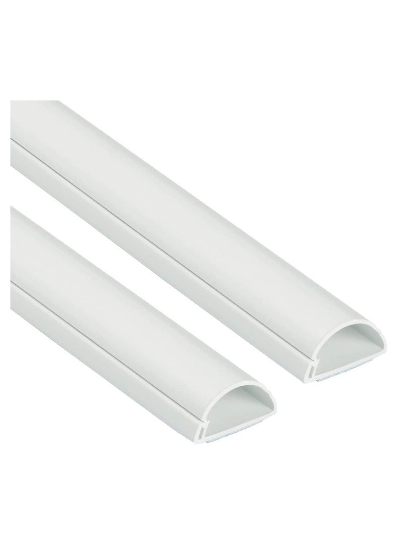 KNP KNP PVC Floor Trunking 50mm x 15m Pack of 2 is Designed to Neatly Organize and Protect Electrical Cables and Wires in Both Residential and Commercial Settings.  - Image 2