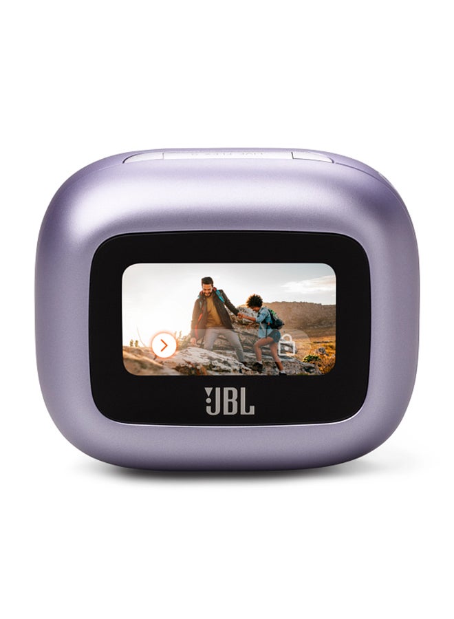 JBL Live Flex 3 True Wireless Noise Cancelling Open-Stick Earbuds Purple - Image 2
